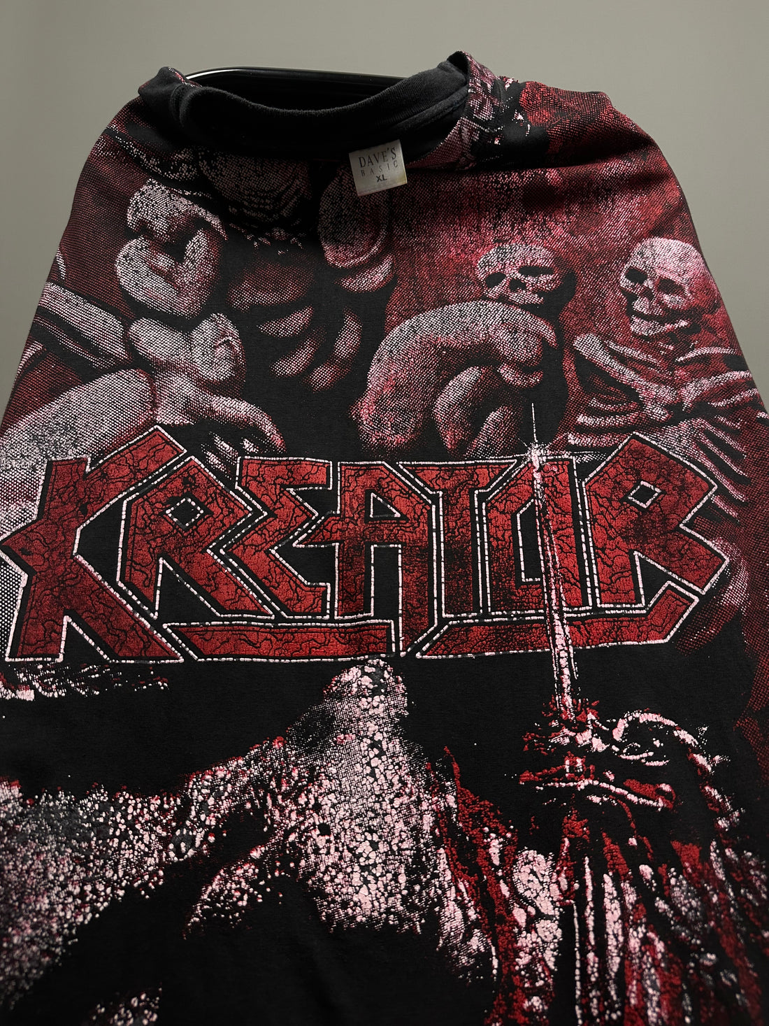 Kreator 1990 Pleasure To Kill Vintage All Over Print T-Shirt