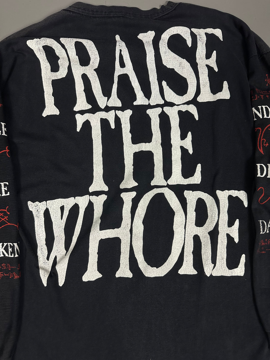 Vintage 1996 Cradle of Filth Praise The Whore Longsleeve