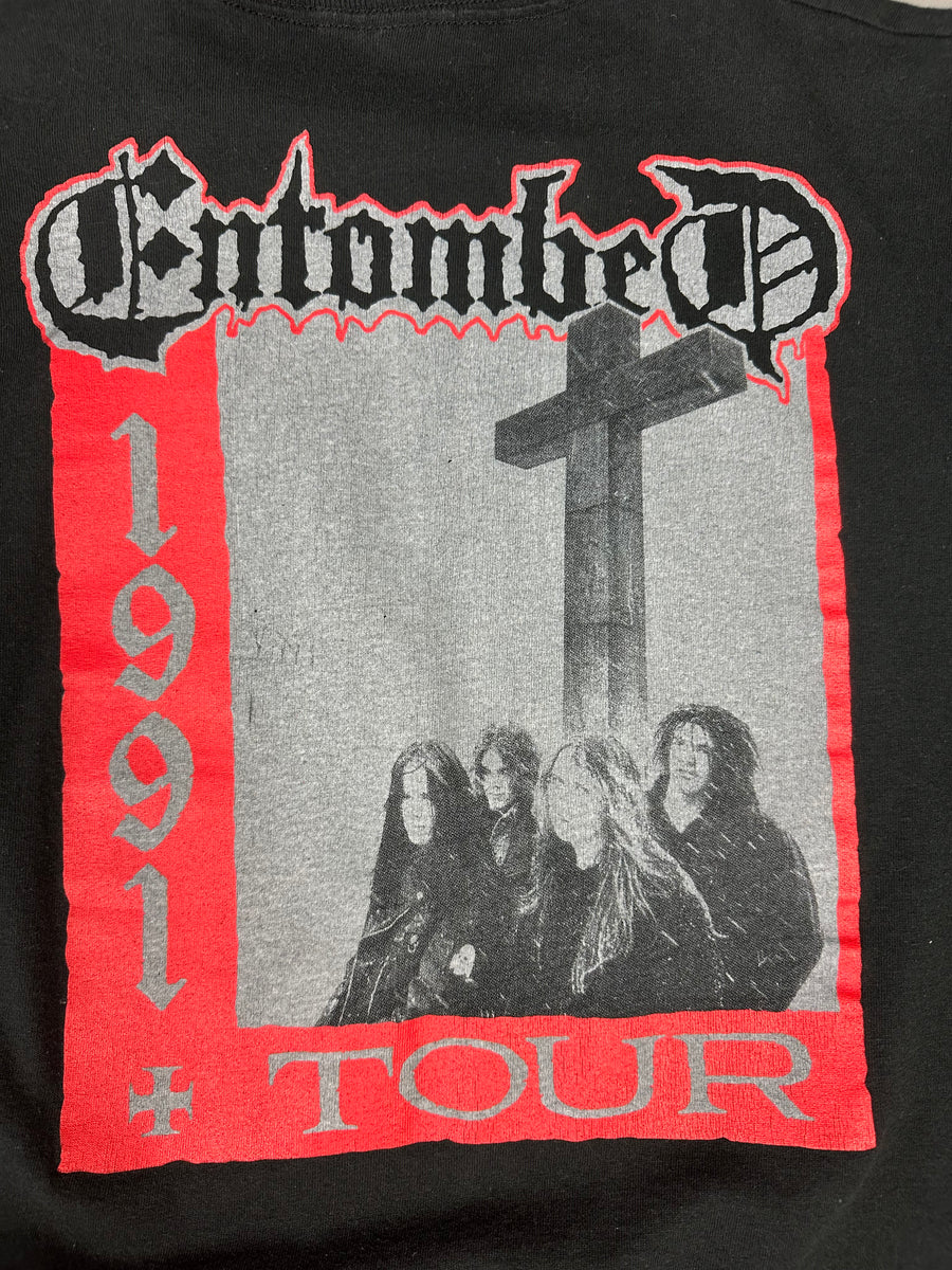 Vintage 1991 Entombed US Tour T-Shirt