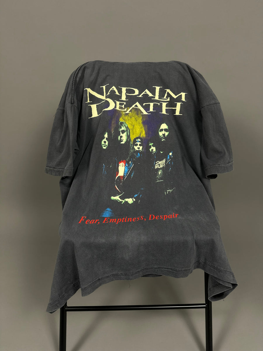 Vintage 1994 Napalm Death Fear Emptiness T-Shirt