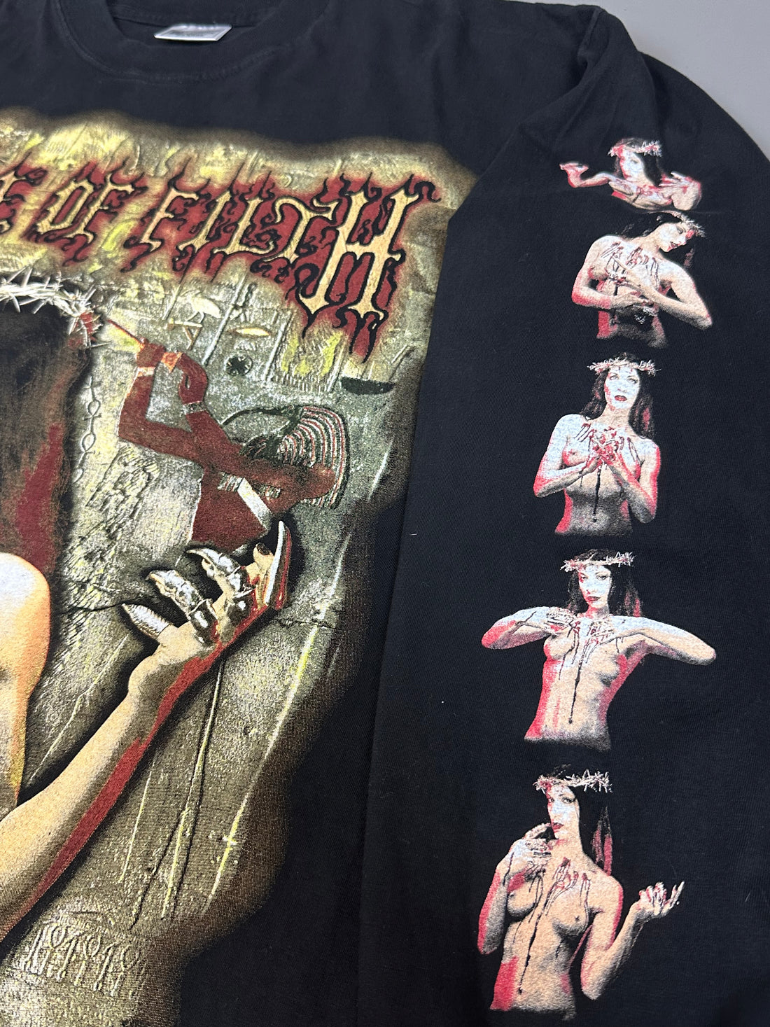 Vintage 1998 Cradle of Filth Praise Longsleeve