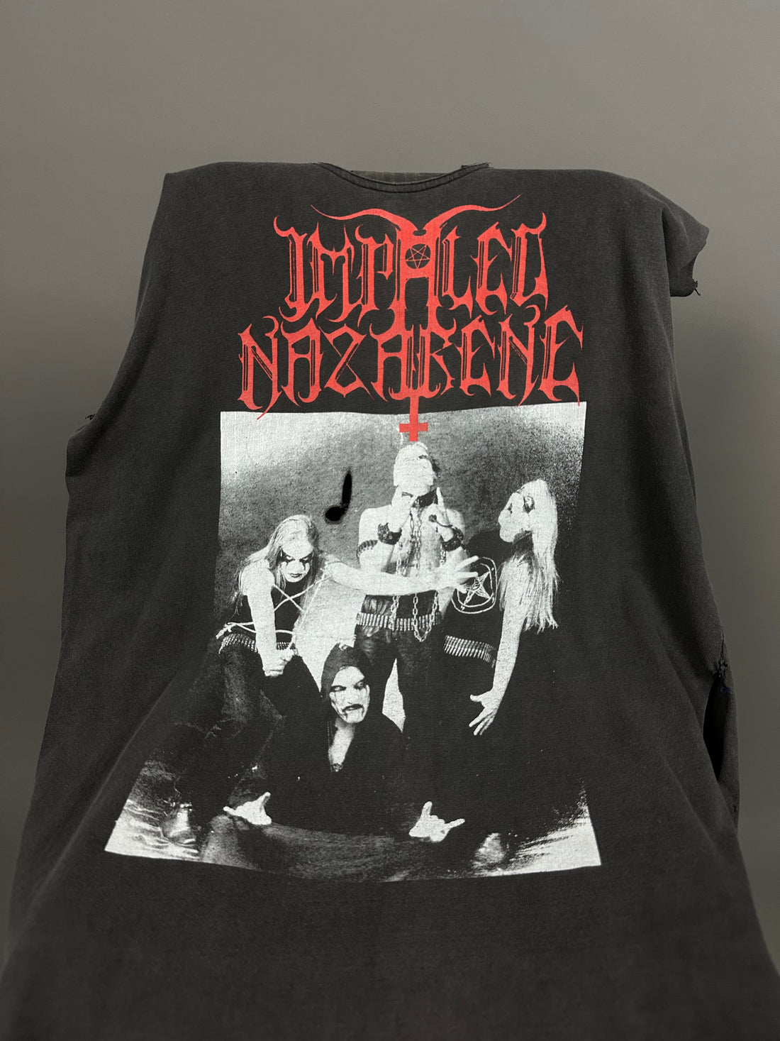 Vintage 1993 Impaled Nazarene Crucified Sleeveless T-Shirt