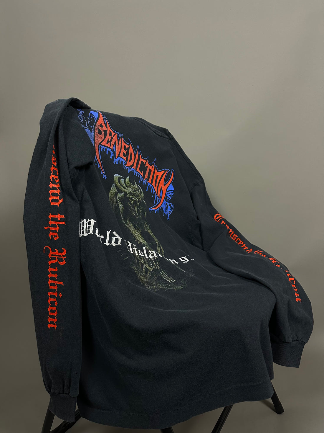 Benediction 1993 Transcend The Rubicon Vintage Longsleeve