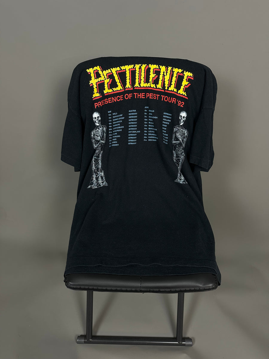 Vintage 1991 Pestilence Testimony Ancients T-Shirt