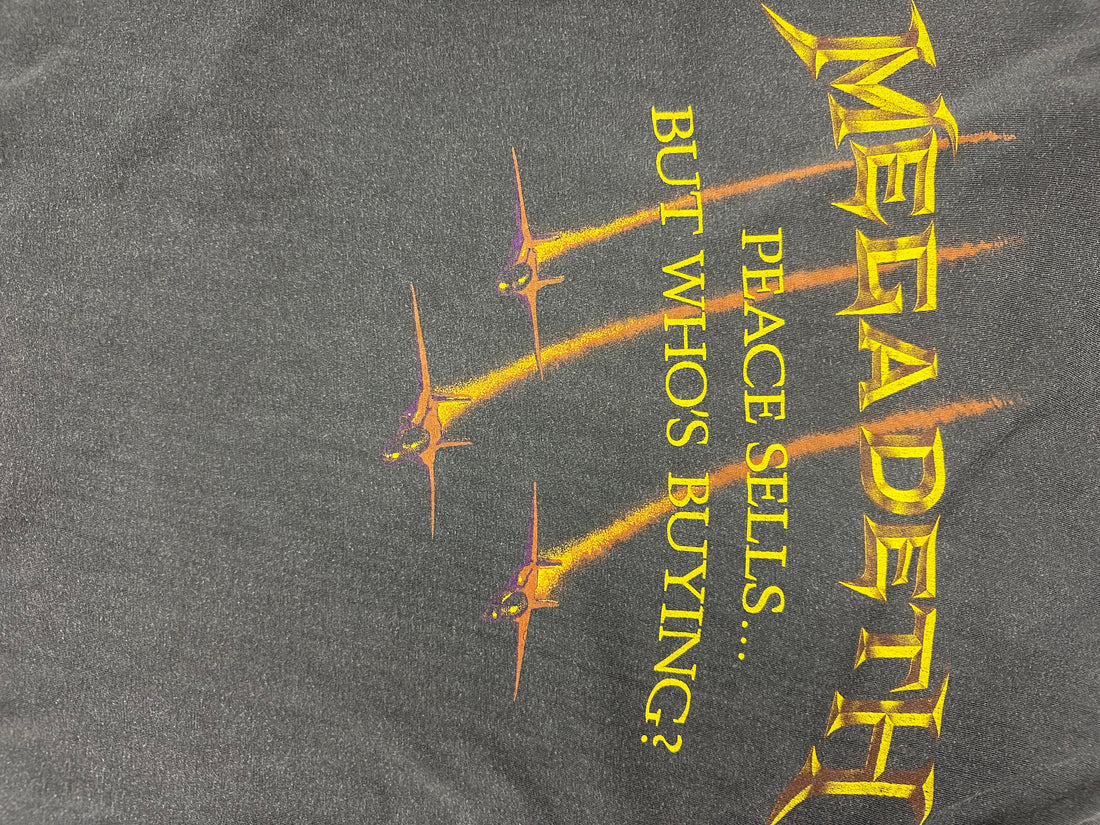 Megadeth 1987 Peace Sells Vintage T-Shirt