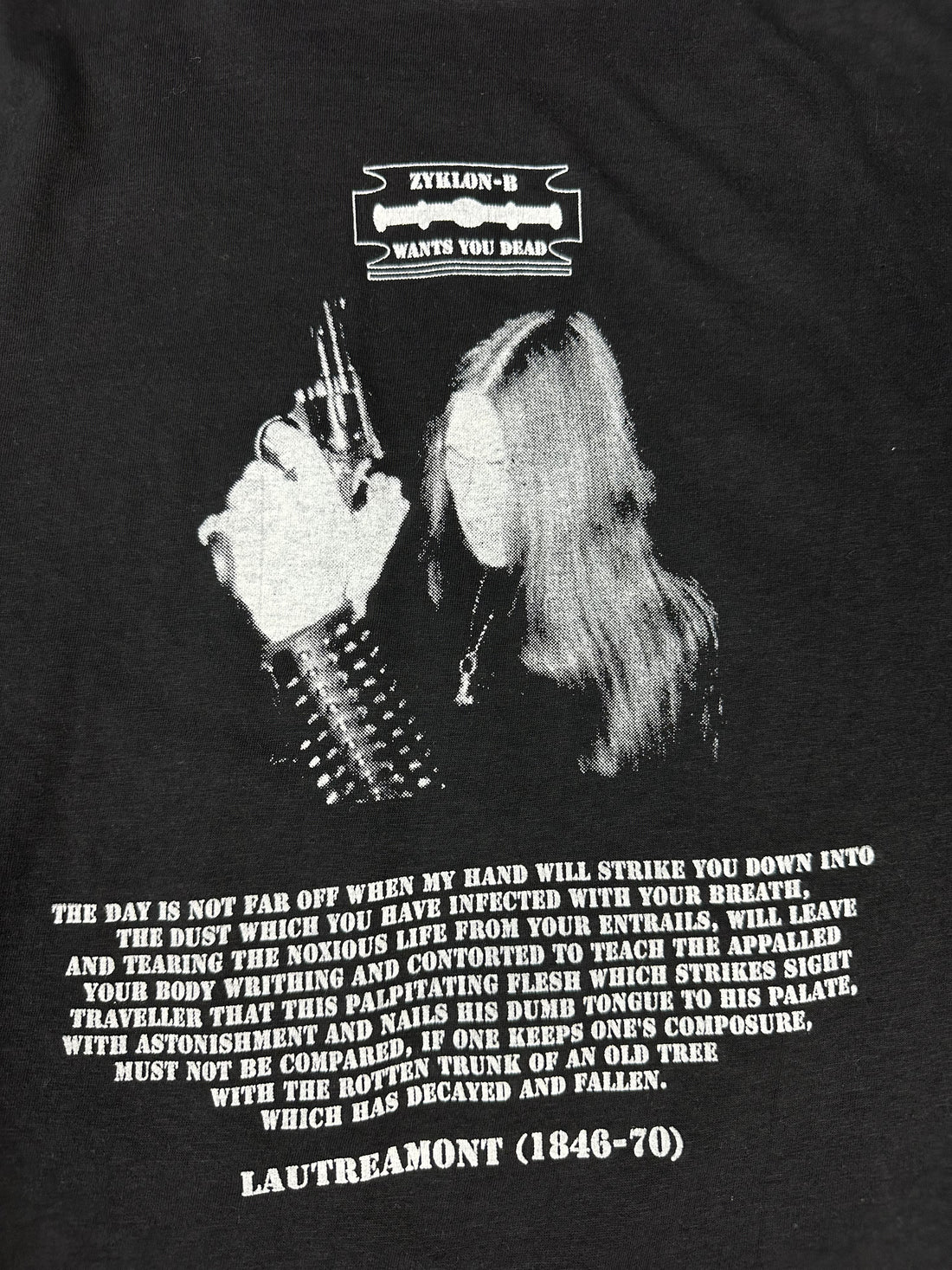 Vintage 1995 Zyklon-B Wants You Dead T-Shirt