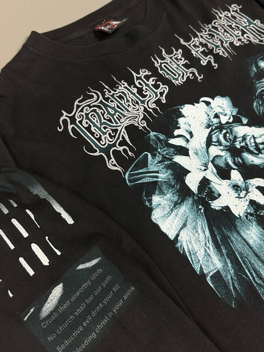 Vintage 1996 Cradle Of Filth Vampyric Evil Longsleeve