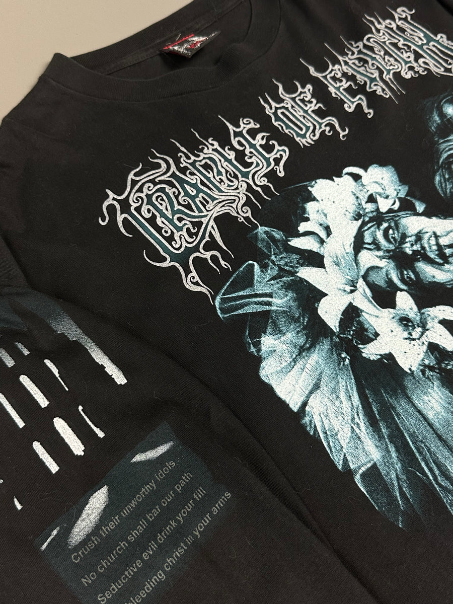 Vintage 1996 Cradle Of Filth Vampyric Evil Longsleeve