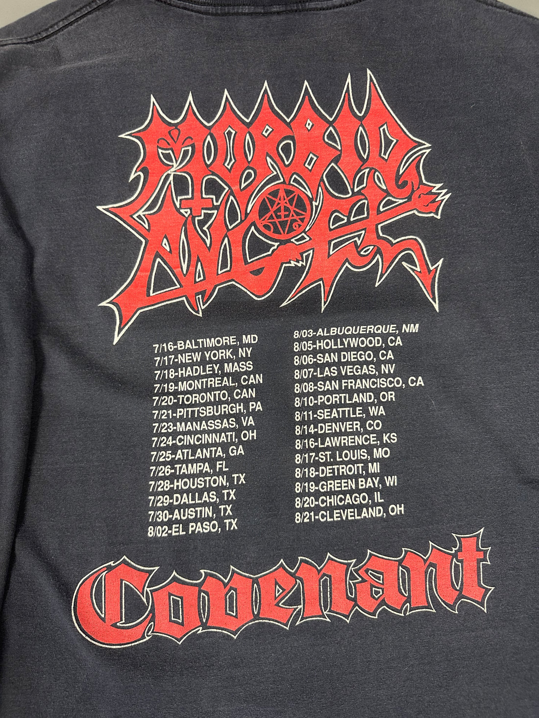 Vintage 1993 Morbid Angel Covenant Longsleeve