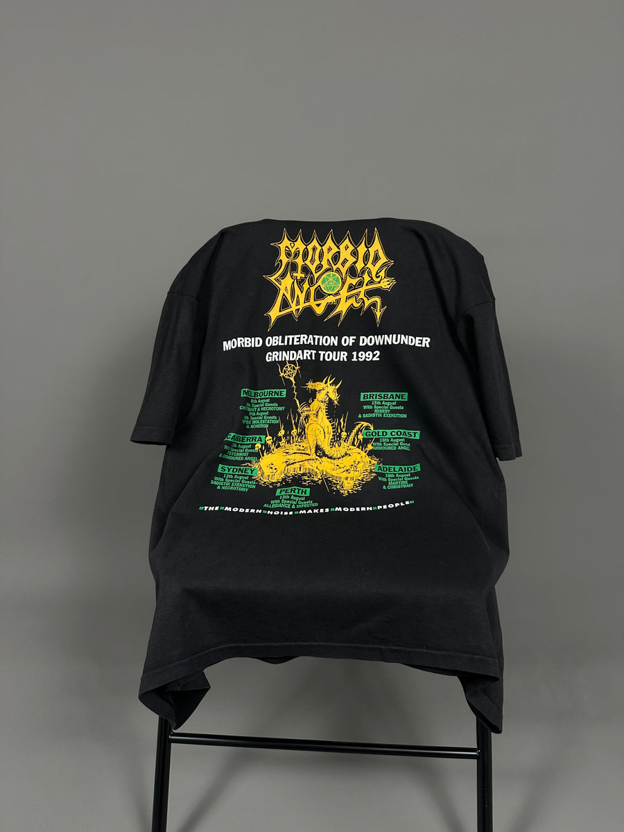 Vintage 1992 Morbid Angel Australia Tour T-Shirt