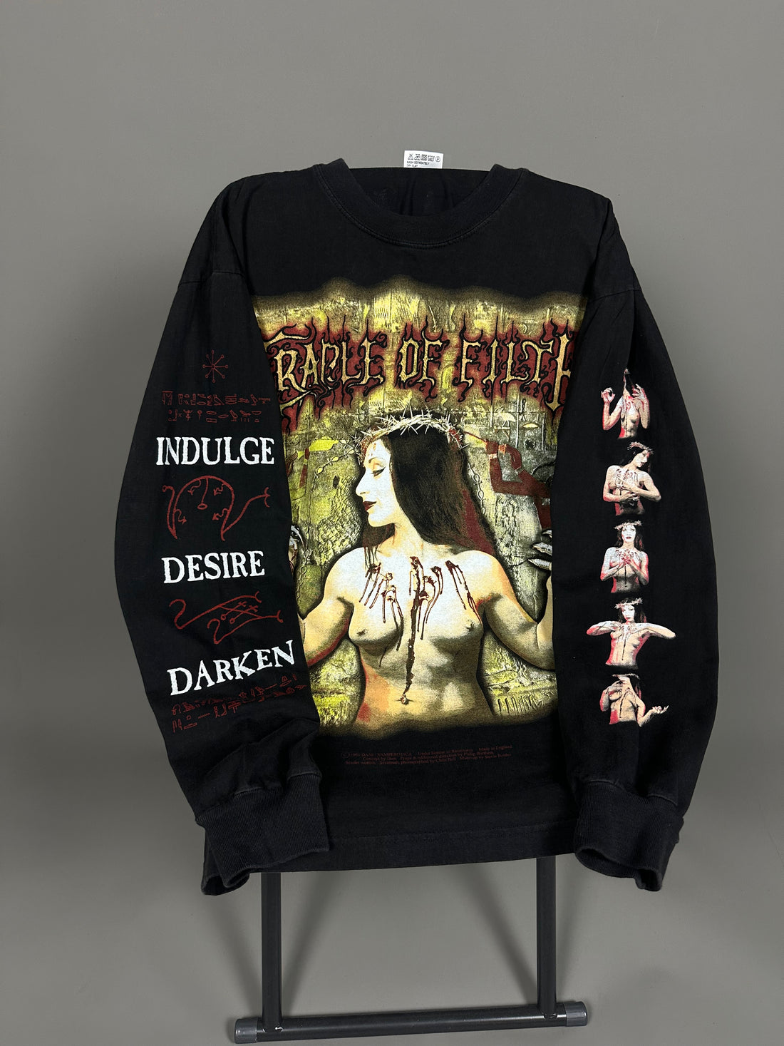 Vintage 1998 Cradle of Filth Praise Longsleeve