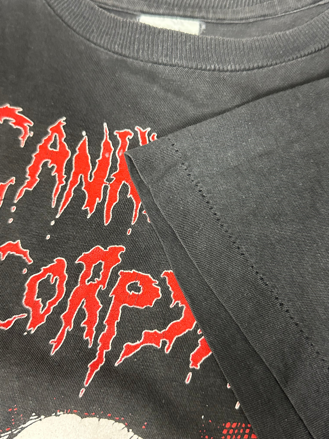 Vintage 1991 Cannibal Corpse Rock Hard Festivals T-Shirt