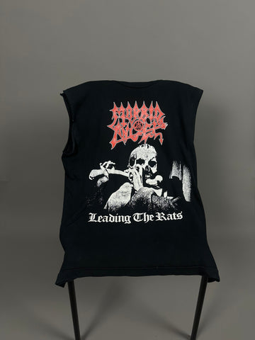 Vintage 1991 Morbid Angel Leading The Rats Sleeveless T-Shirt