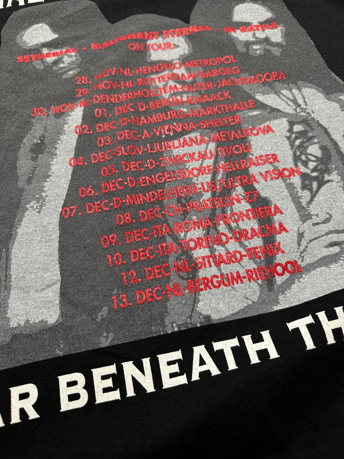 Vintage 1997 Malignant Eternal Far Beneath The Sun T-Shirt