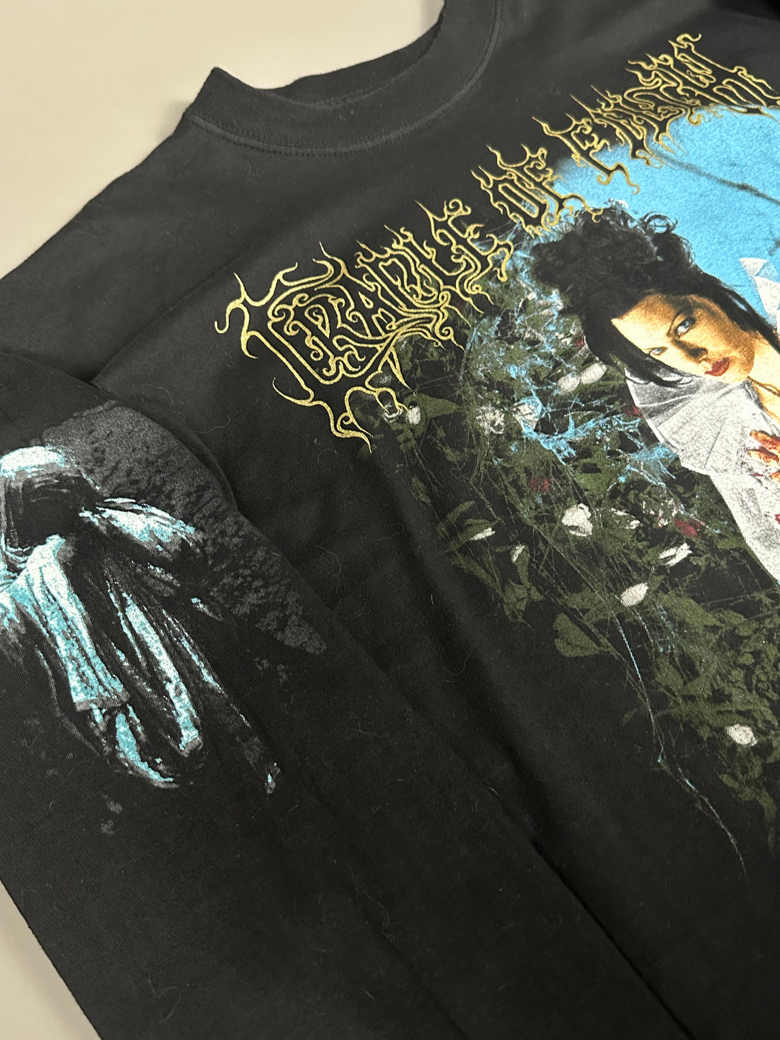 Vintage 1996 Cradle of Filth Portrait Of The Dead Countess Longsleeve