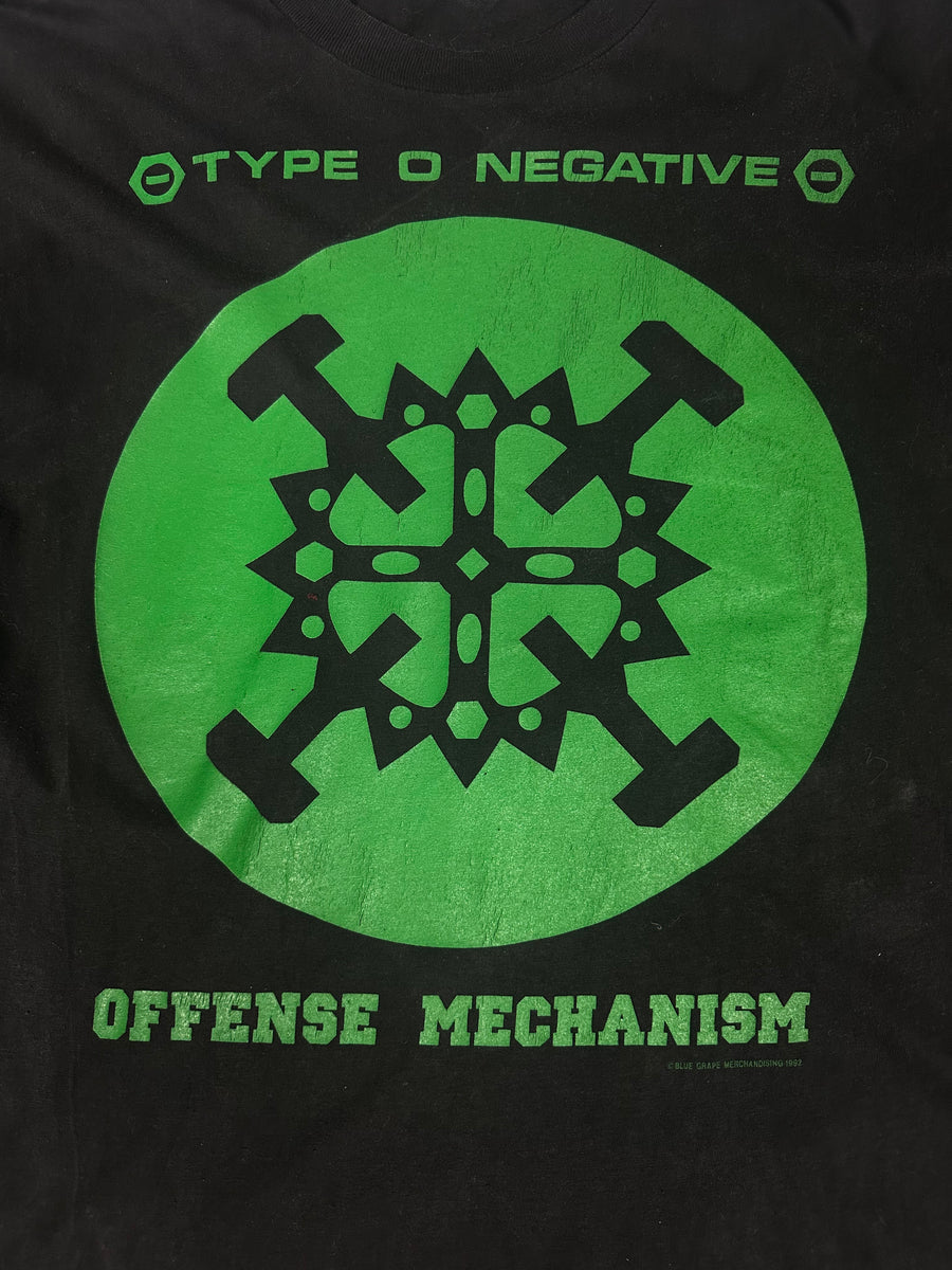 Vintage 1992 Type O Negative Offense Mechanism T-Shirt
