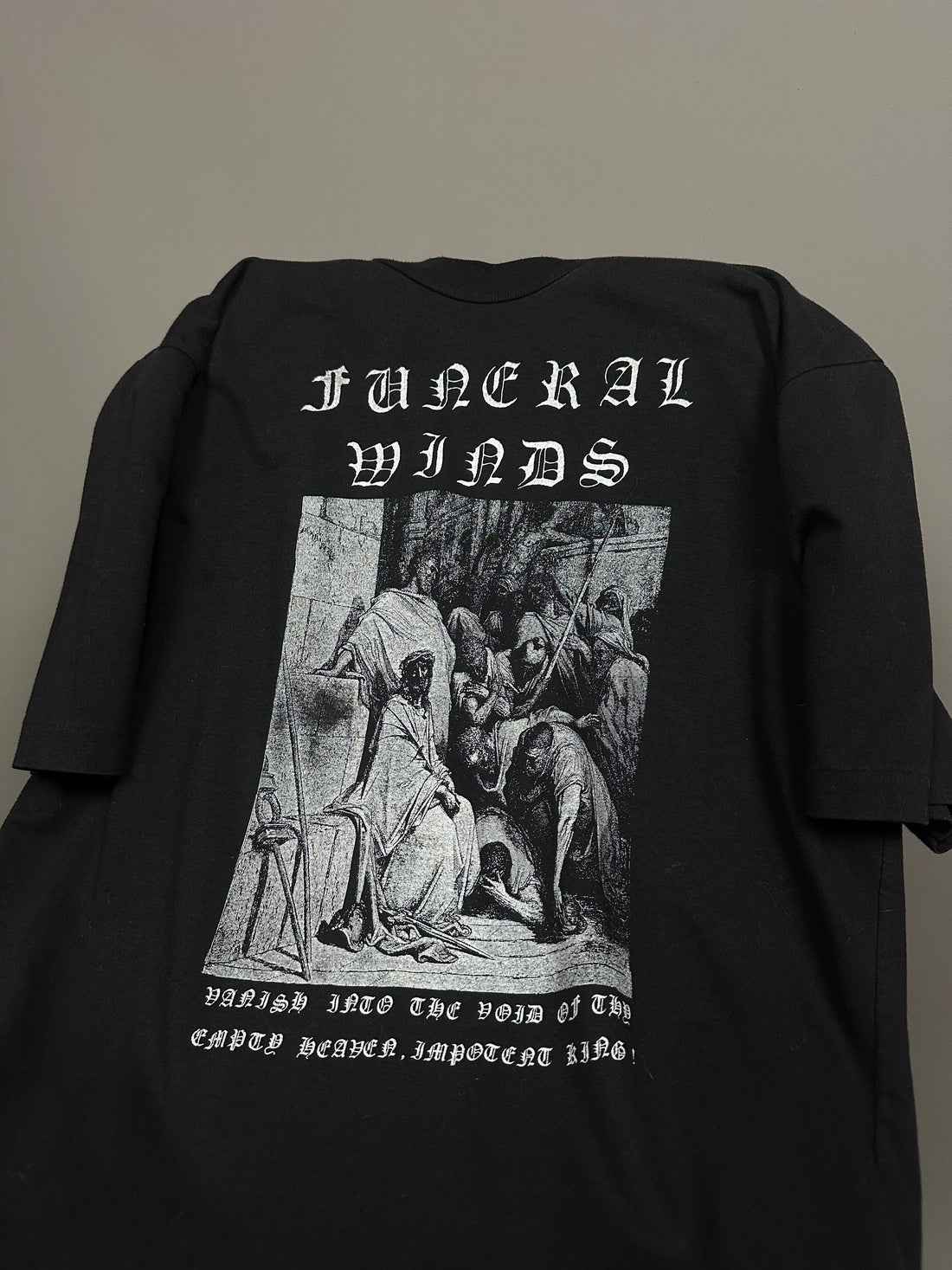 Vintage 1993 Funeral Winds Vanish Into The Void T-Shirt