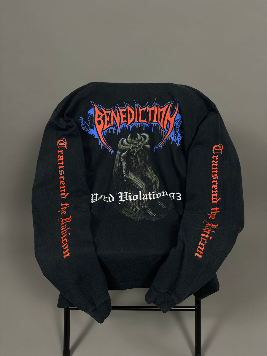 Vintage 1993 Benediction World Violation Longsleeve