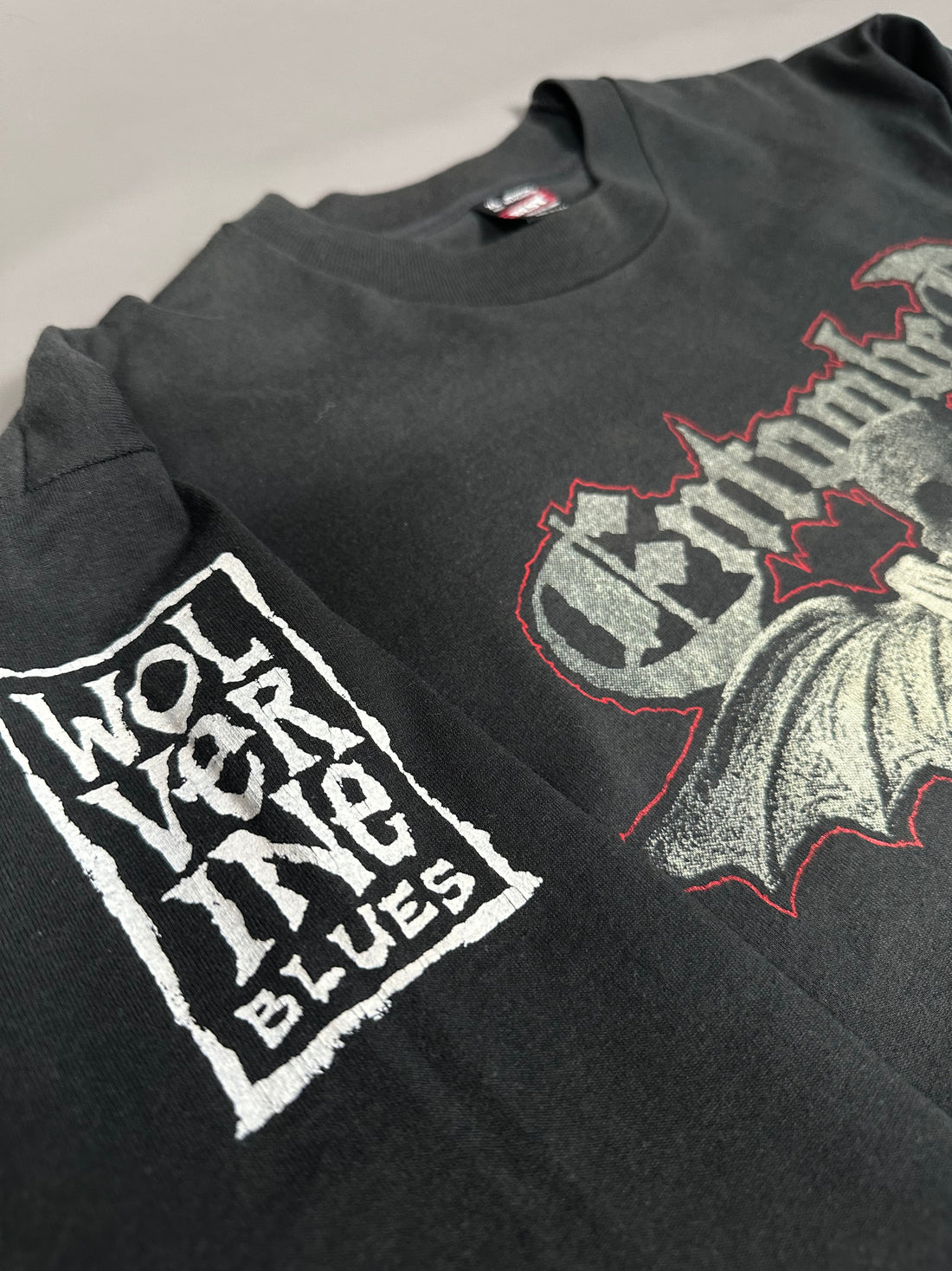 Vintage 1994 Entombed Canada Tour Wolverine Blues Longsleeve