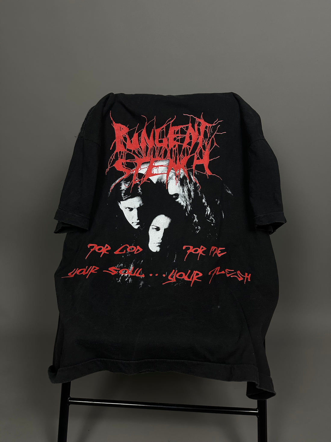 Vintage 1990 Pungent Stench For God Your Soul T-Shirt