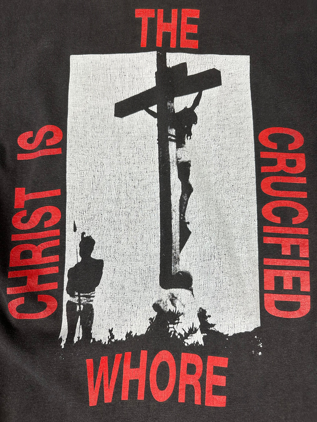 Vintage 1993 Impaled Nazarene Crucified Sleeveless T-Shirt