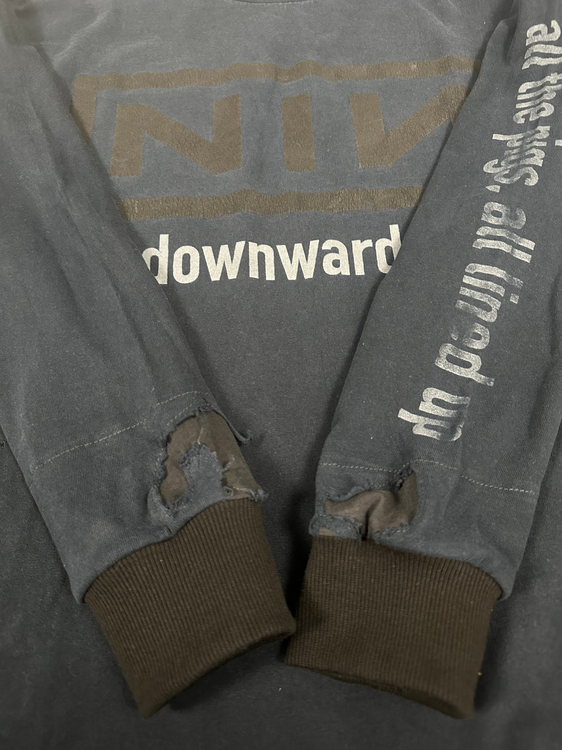 Vintage 1994 Nine Inch Nails Halo Eight Downward Spiral Longsleeve