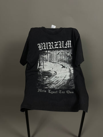 Vintage 1990s Burzum Hvis Lyset Tar Oss T-Shirt