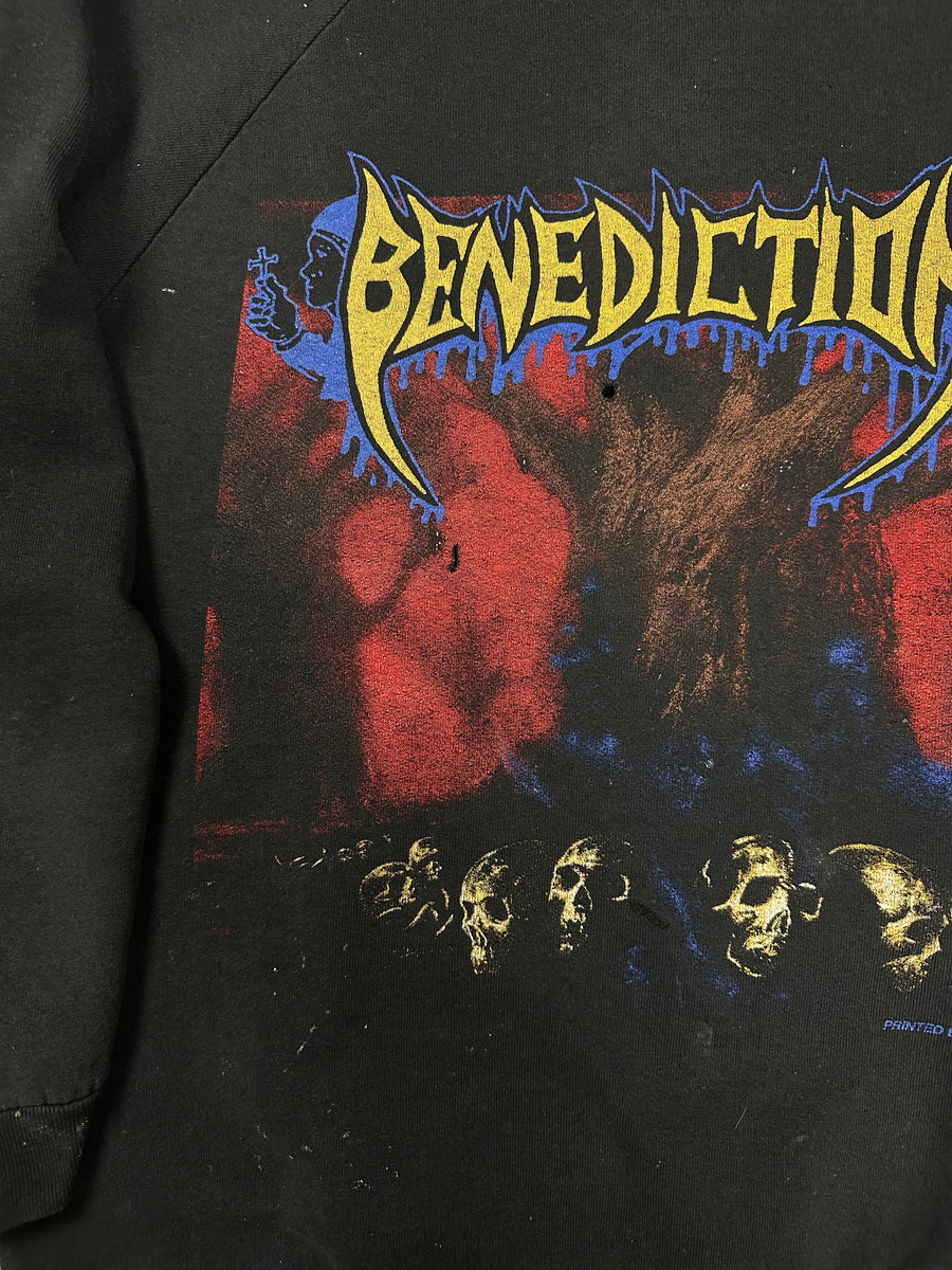 Benediction 1991 The Grand Leveller Vintage Sweater