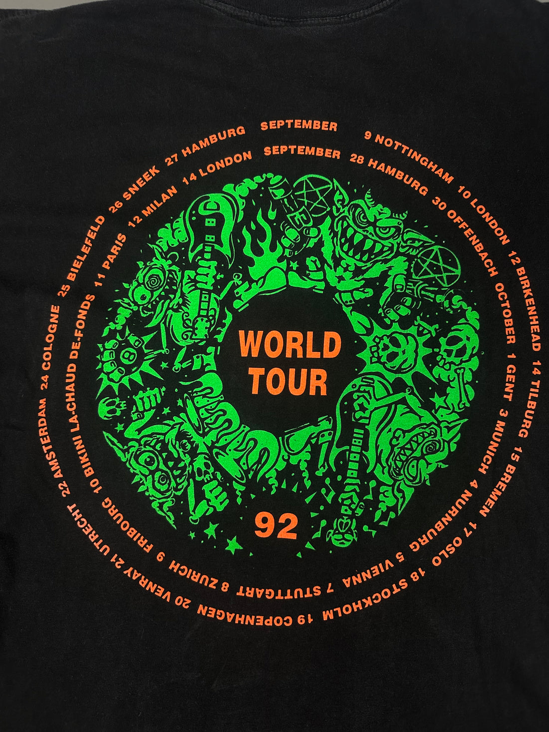 White Zombie 1992 Get Up And Kill Vintage T-Shirt