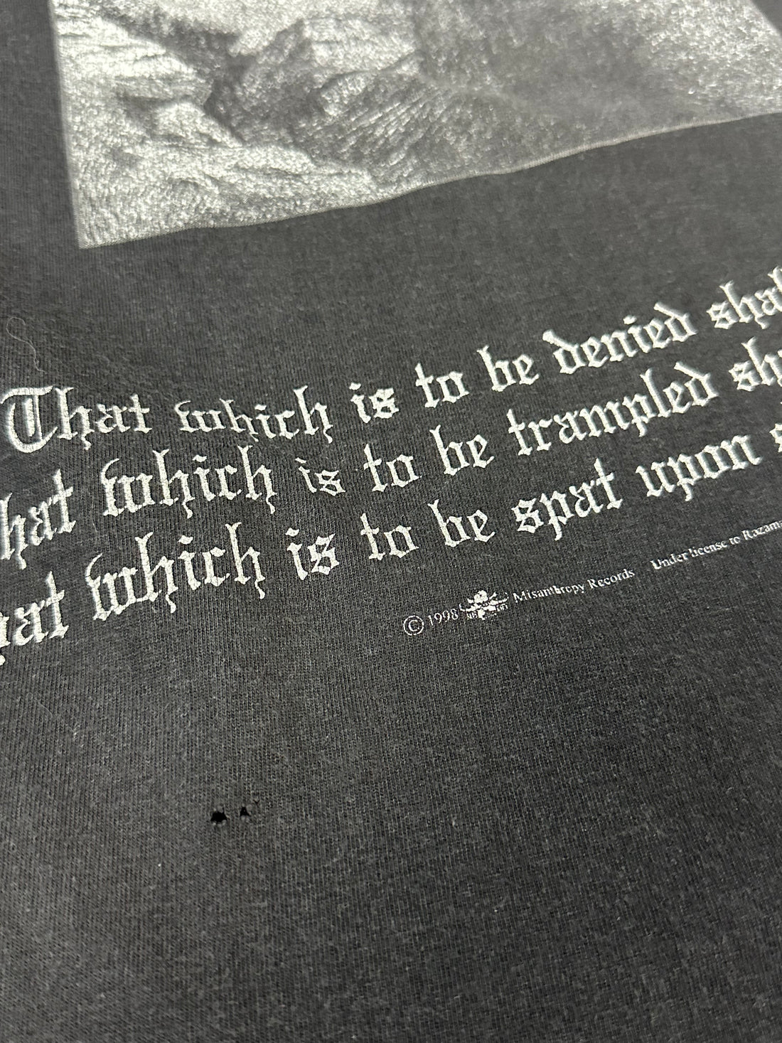 Vintage 1990s Burzum Hvis Lyset Tar Oss T-Shirt