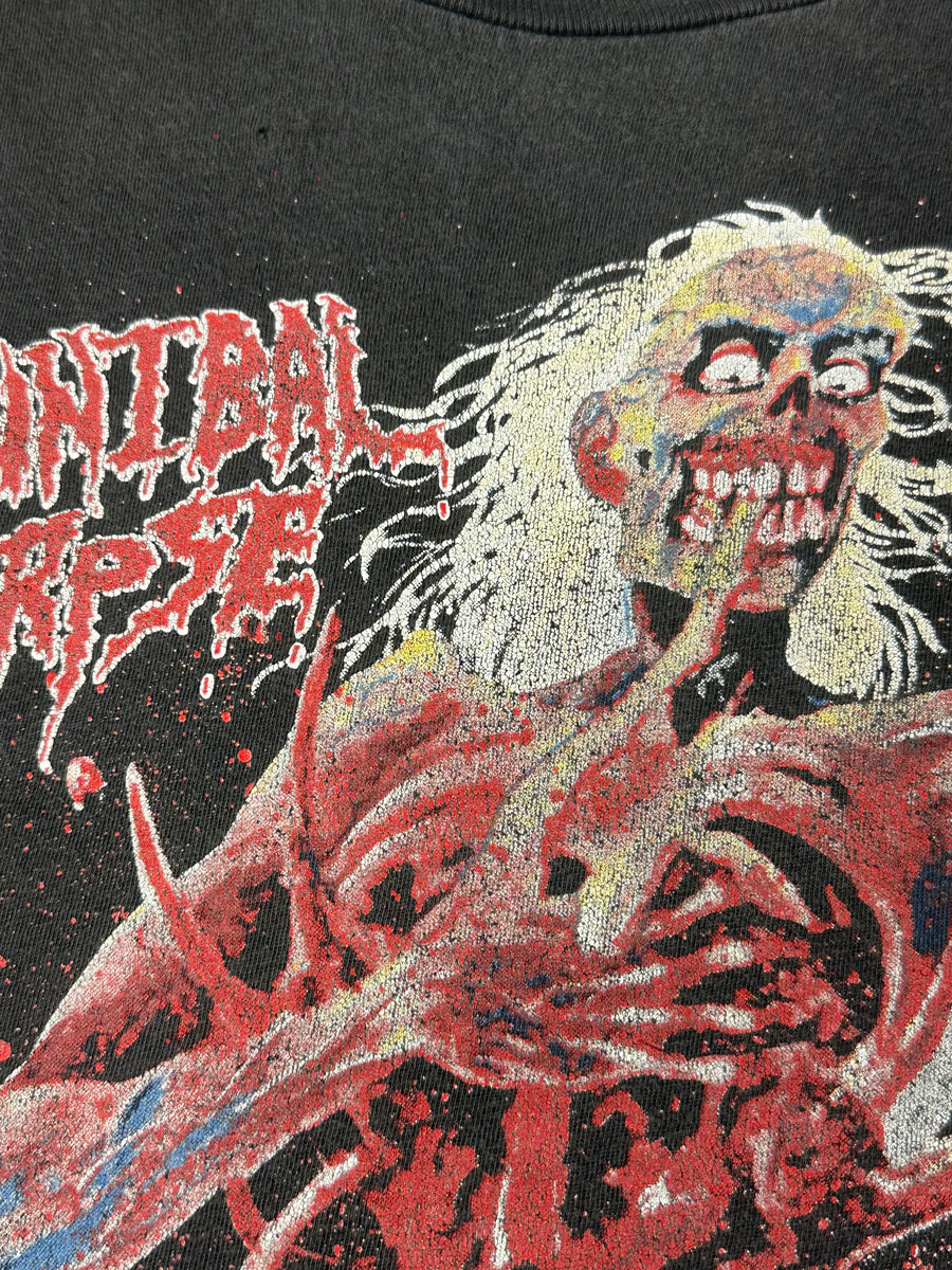 Vintage 1992 Cannibal Corpse Euro Tour T-Shirt