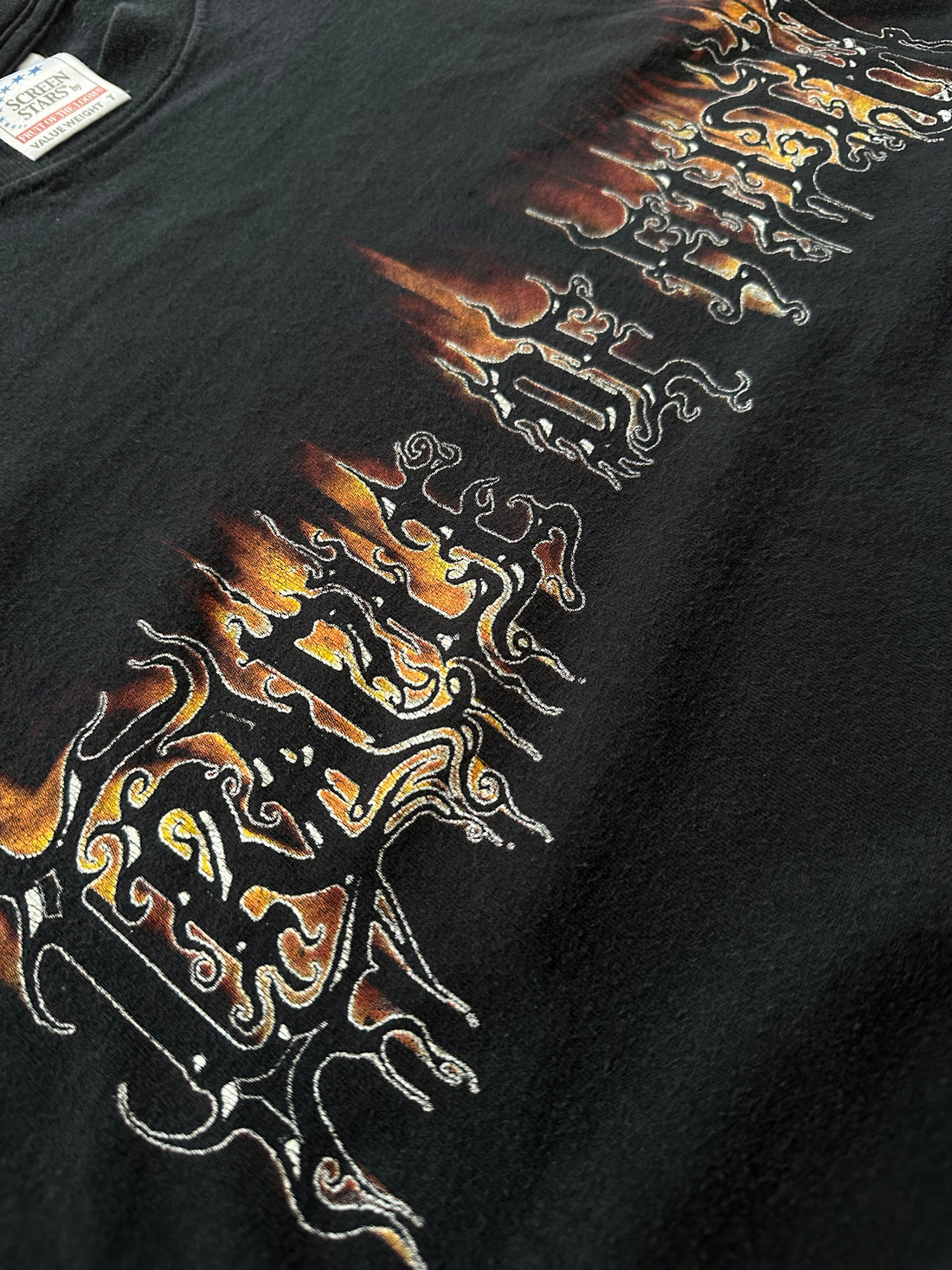 Vintage 2000 Cradle of Filth Burning Logo T-Shirt
