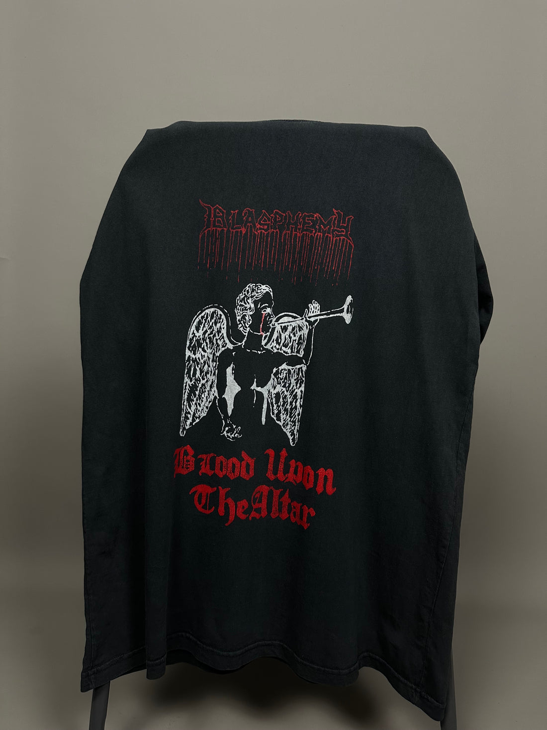 Vintage 1990s Blasphemy Blood Upon The Altar T-Shirt