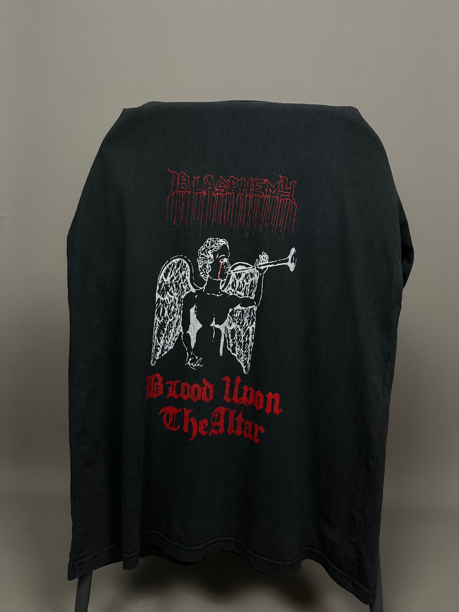 Vintage 1990s Blasphemy Blood Upon The Altar T-Shirt