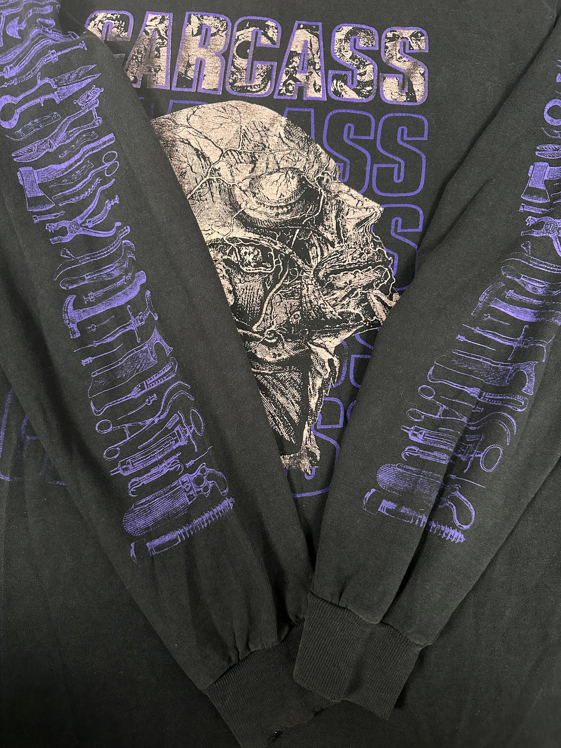 Vintage 1992 Carcass European Tour Longsleeve