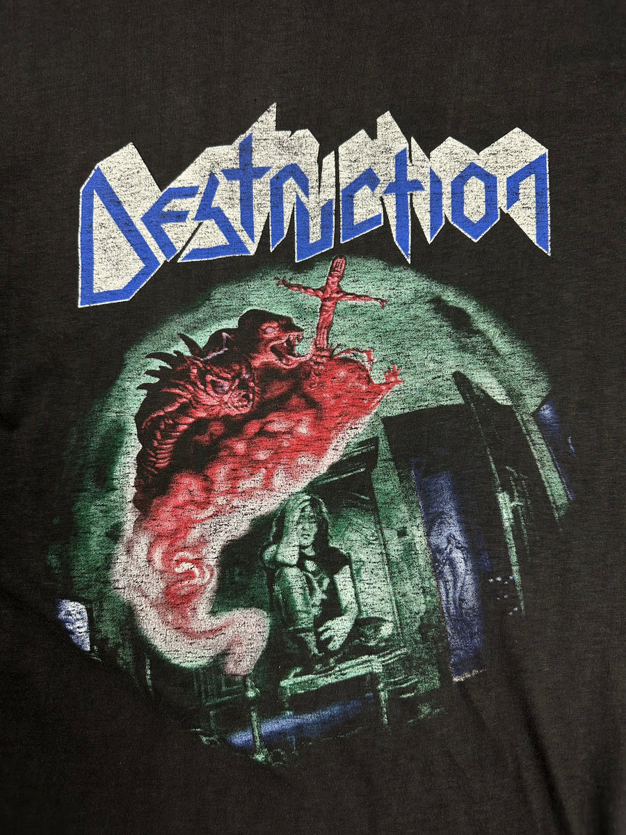 Destruction 1990 Cracked Brain Vintage T-Shirt