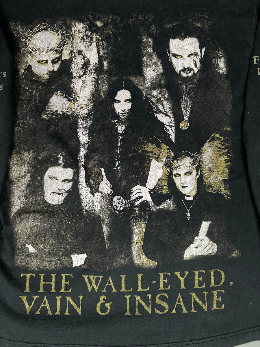 Vintage 1998 Cradle of Filth Wall-Eyed Vain & Insane Longsleeve
