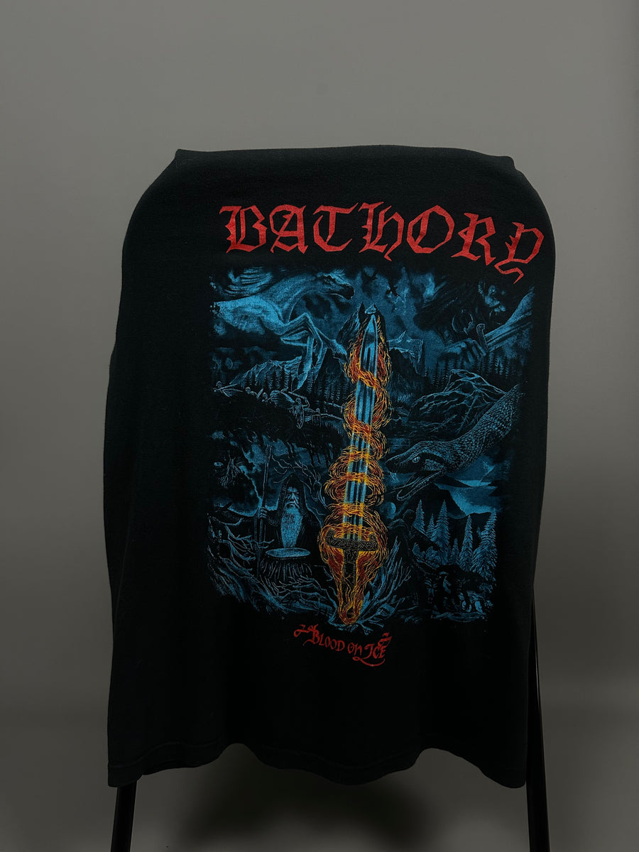 Bathory 1990s Blood On Ice Vintage T-Shirt