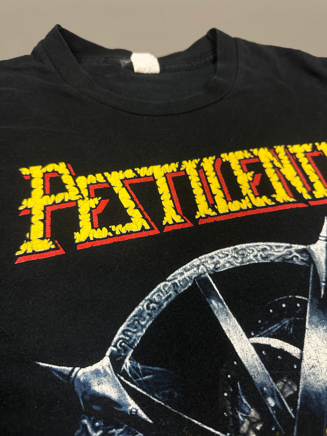 Vintage 1991 Pestilence Testimony Ancients T-Shirt