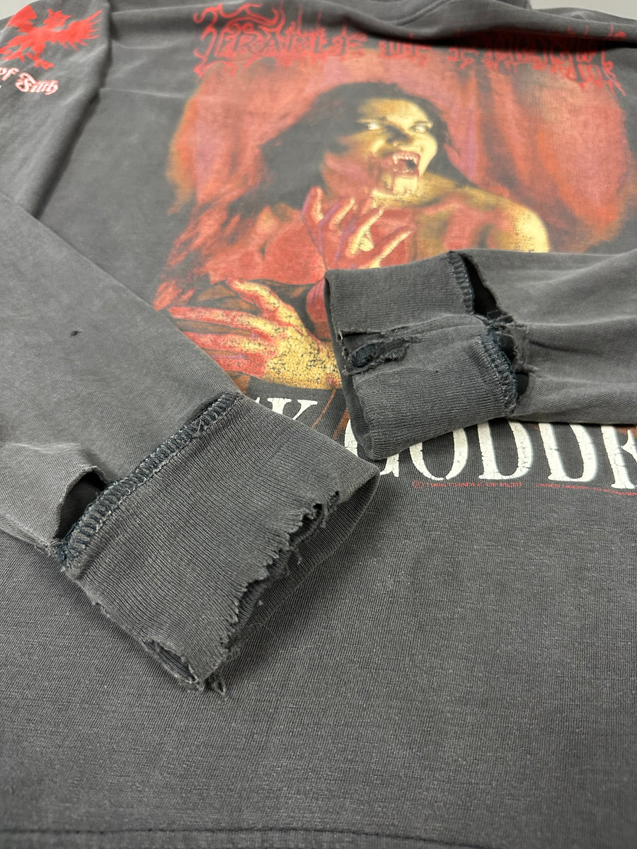 Vintage 1996 Cradle of Filth Black Goddess Longsleeve