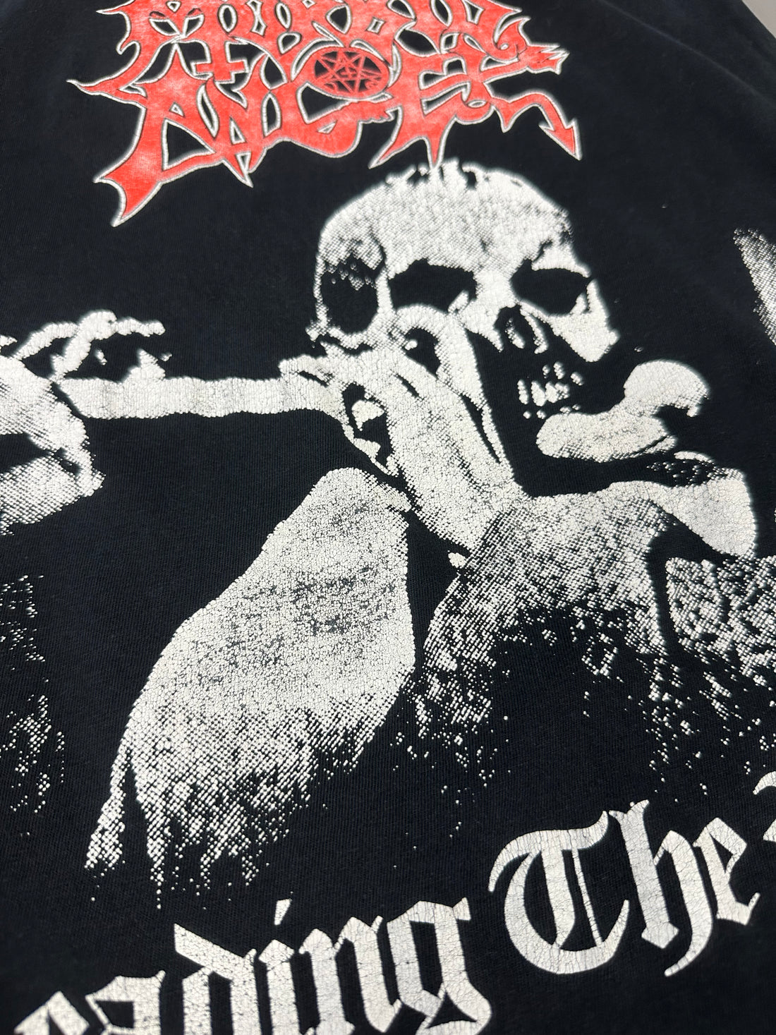 Vintage 1991 Morbid Angel Leading The Rats Sleeveless T-Shirt