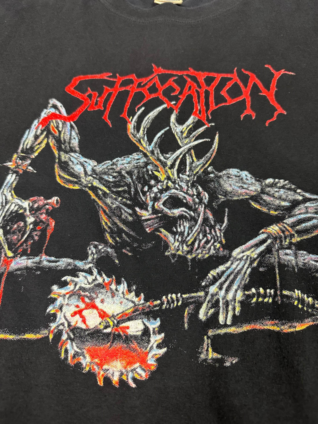Suffocation 90s Human Waste Vintage T-Shirt