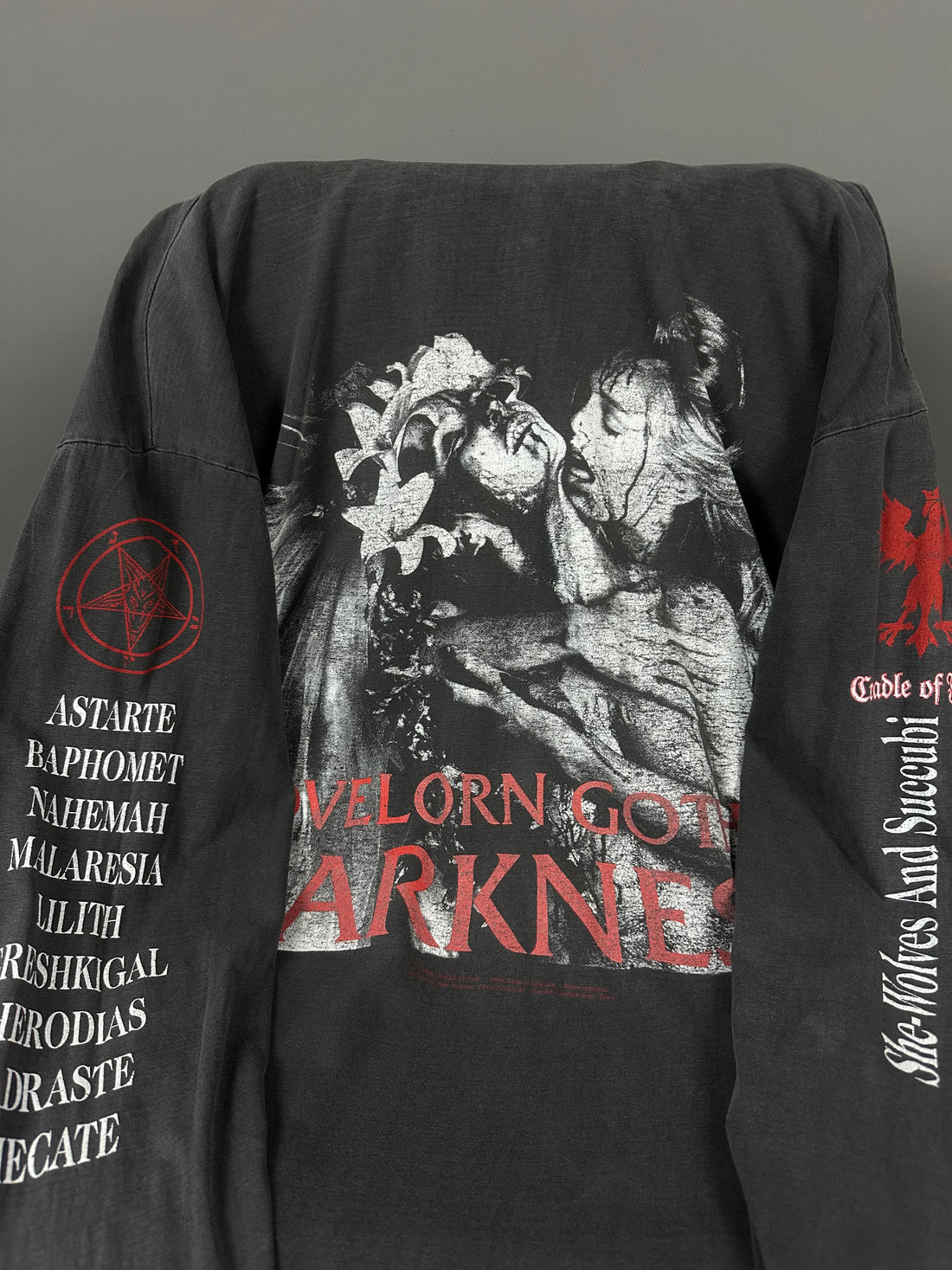 Vintage 1996 Cradle of Filth Black Goddess Longsleeve