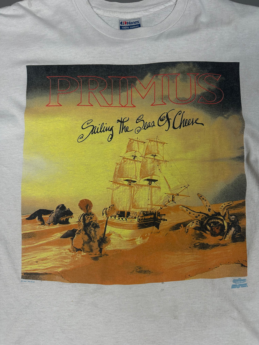 Primus 1991 Sailing The Seas Of Cheese Vintage T-Shirt