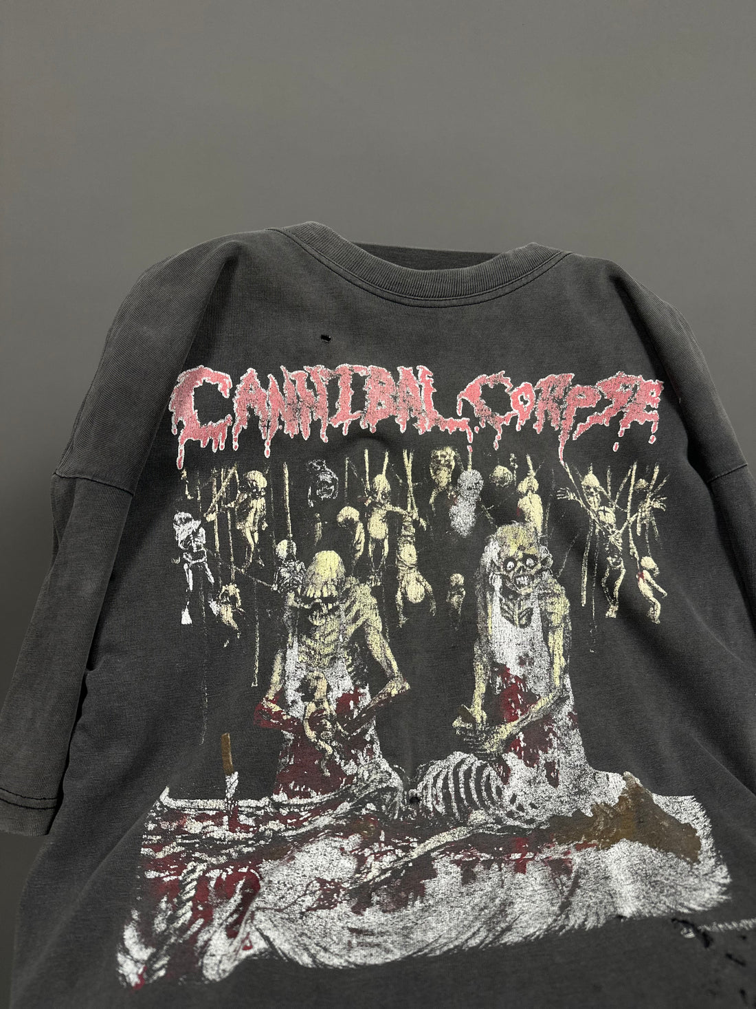 Vintage 1991 Cannibal Corpse Butchered At Birth T-Shirt