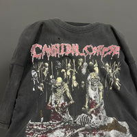 Vintage 1991 Cannibal Corpse Butchered At Birth T-Shirt