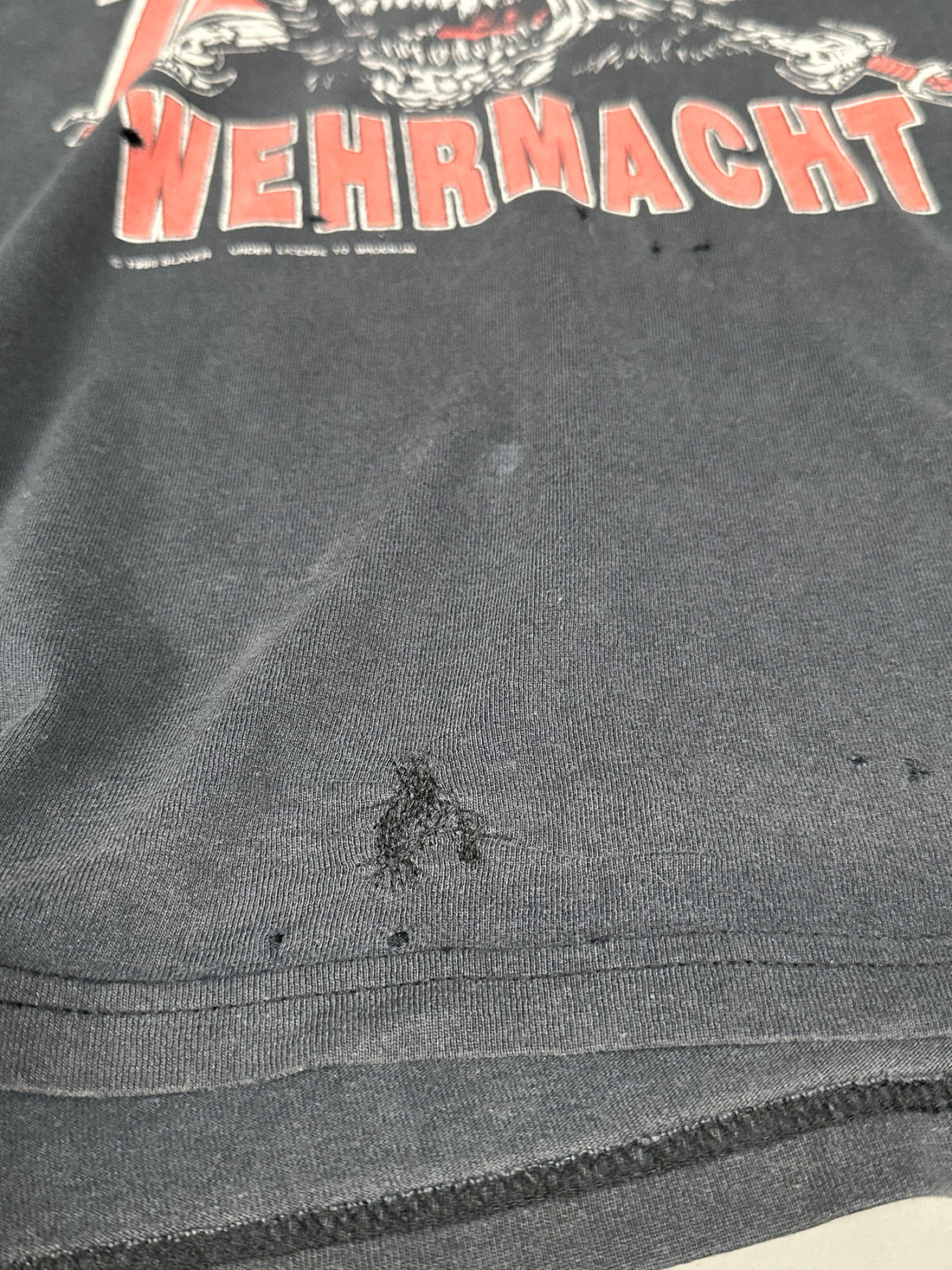 Vintage 1990 Slayer Wehrmacht T-Shirt