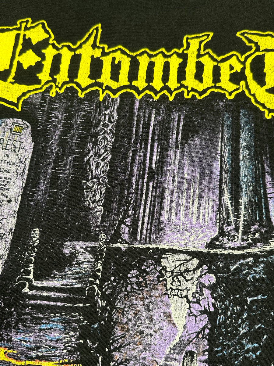 Vintage 1990 Entombed Left Hand Path T-Shirt