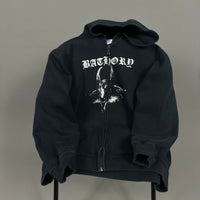 Bathory 2009 Goat Logo Black Mark Sweatshirt Zipper