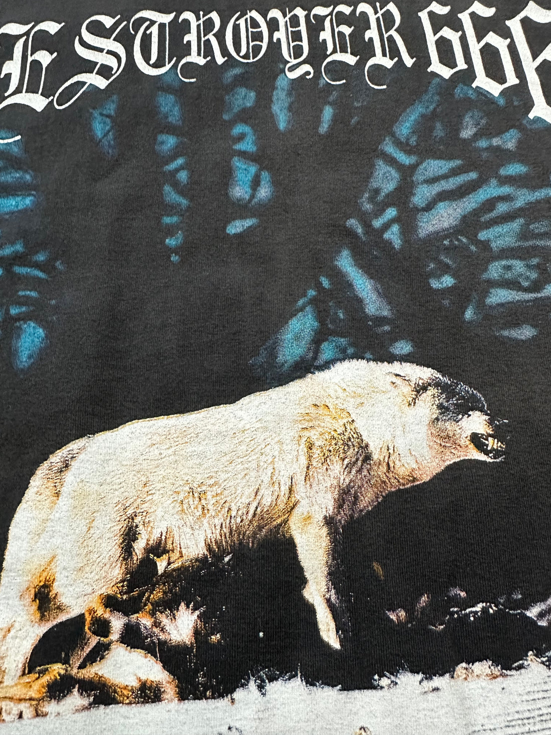 Vintage 1997 Destroyer Unchain The Wolves Longsleeve